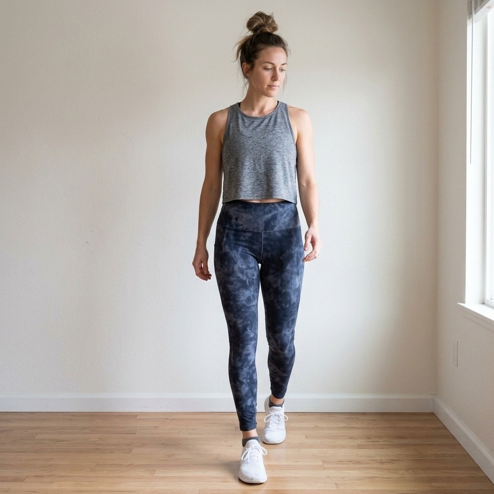 Lululemon Womens Align Pant 12 Grey Diamond Dye High Rise Leggings Athleisure